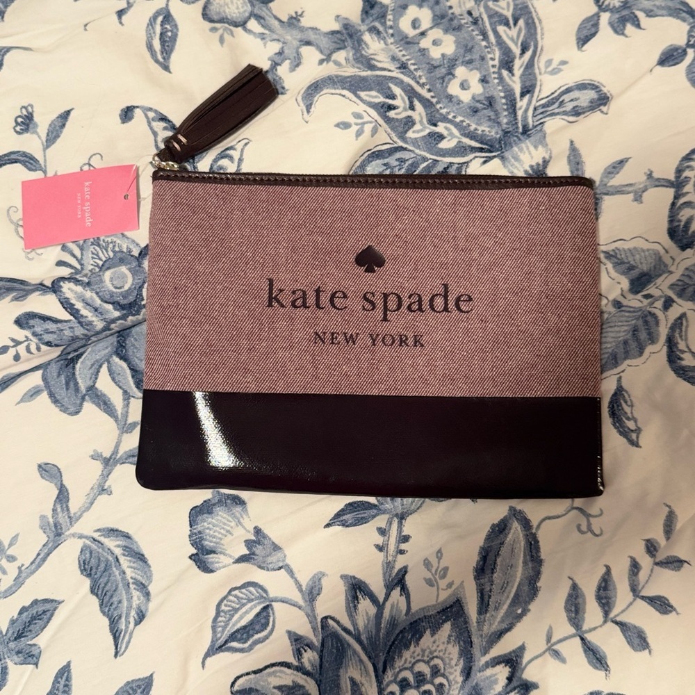 Kate Spade Purple Wallet with Satin Lining